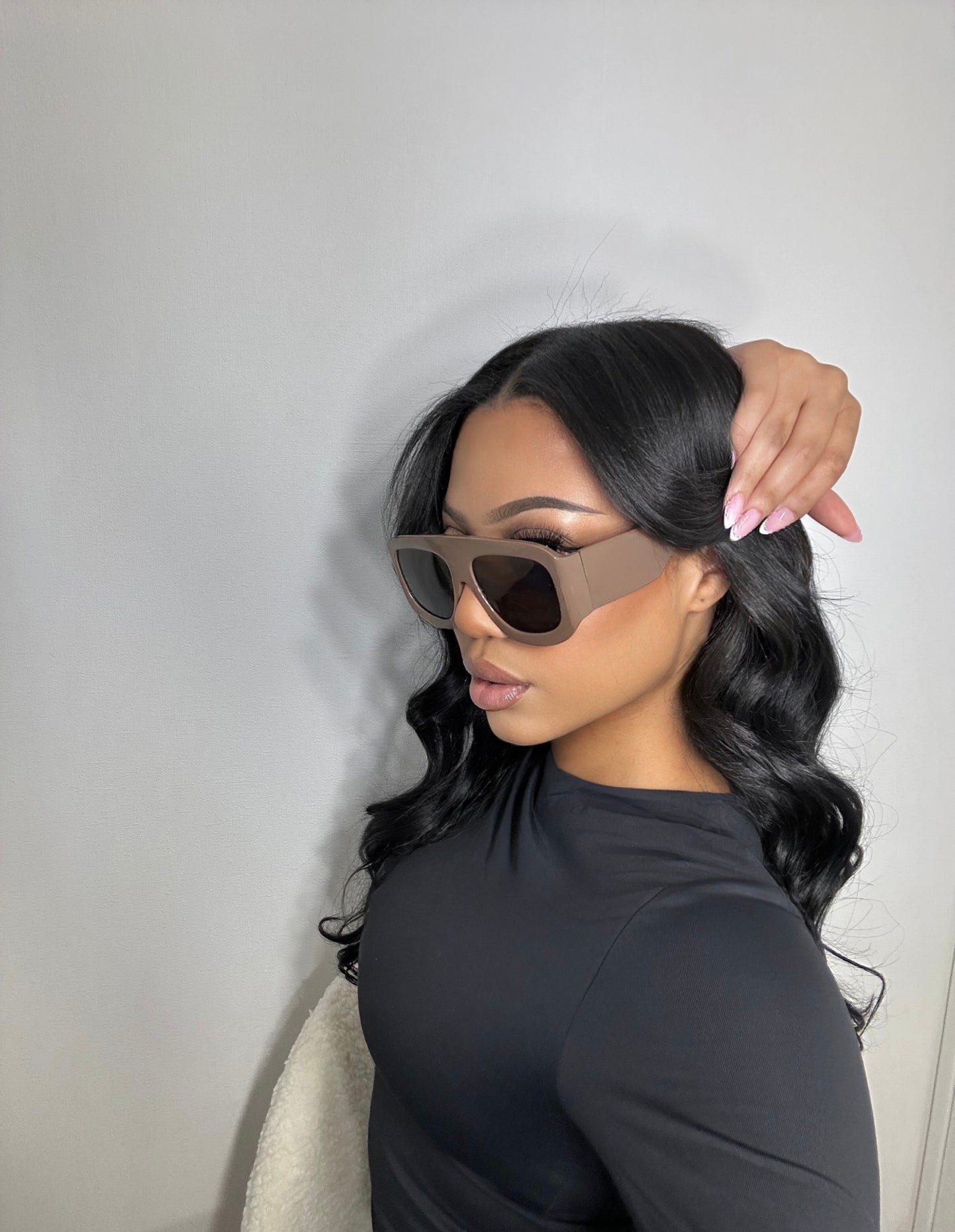 Vybz Classic – Lunettes Oversize Marron Mat