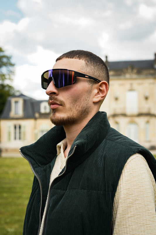 Futur [Blue Voltage] – Lunettes Cyclistes Électriques