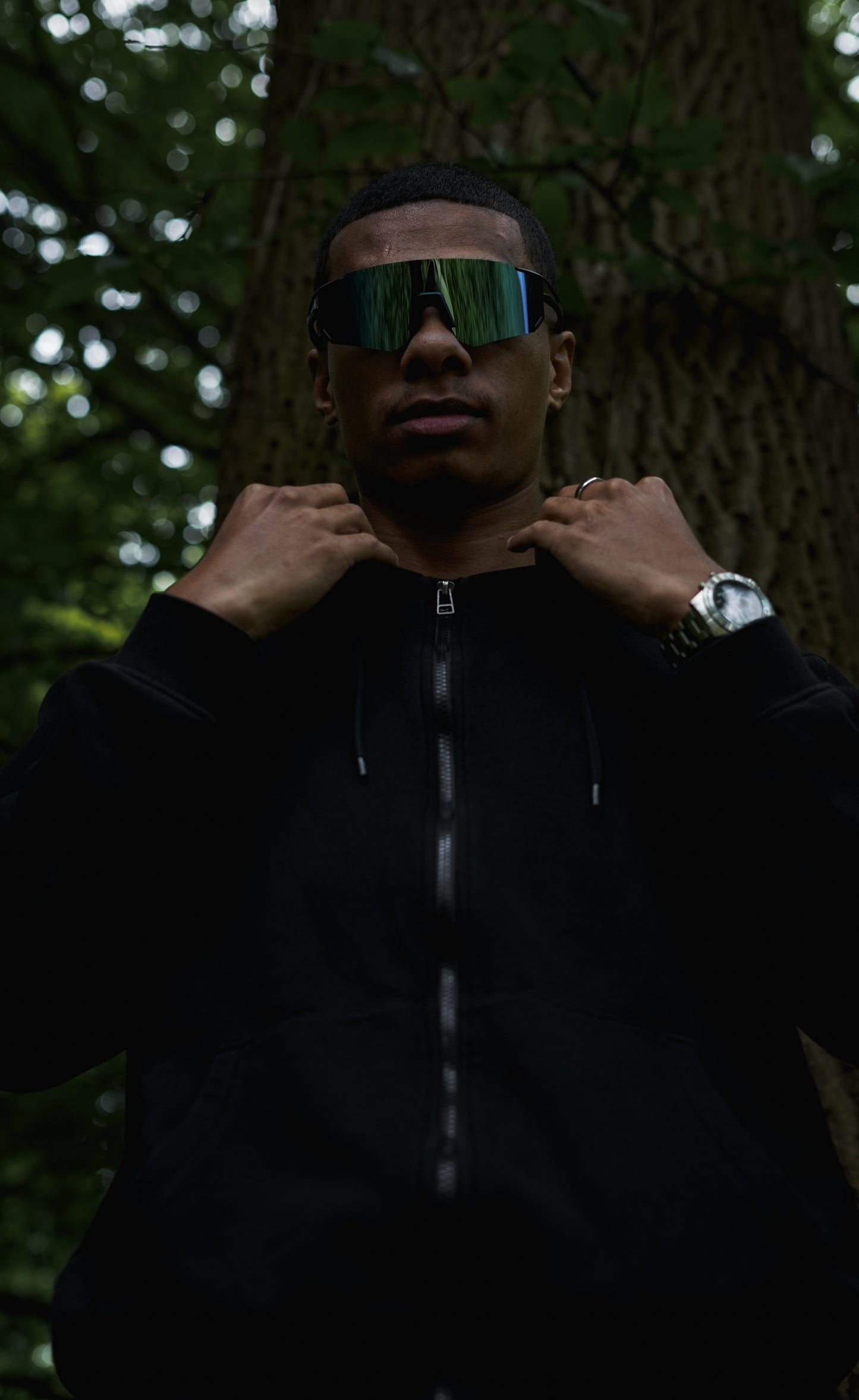 Futur [Neo Pulse] – Lunettes Cyclistes Dégradé Vert/Bleu/Violet